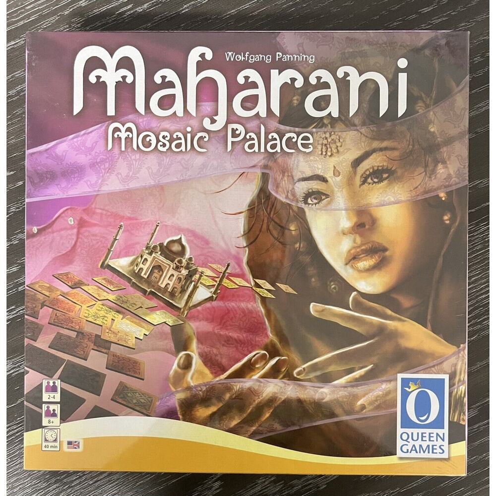 Maharani Mosaic Palace Board Game by Wolfgang Panning 2011 Queen Games, New